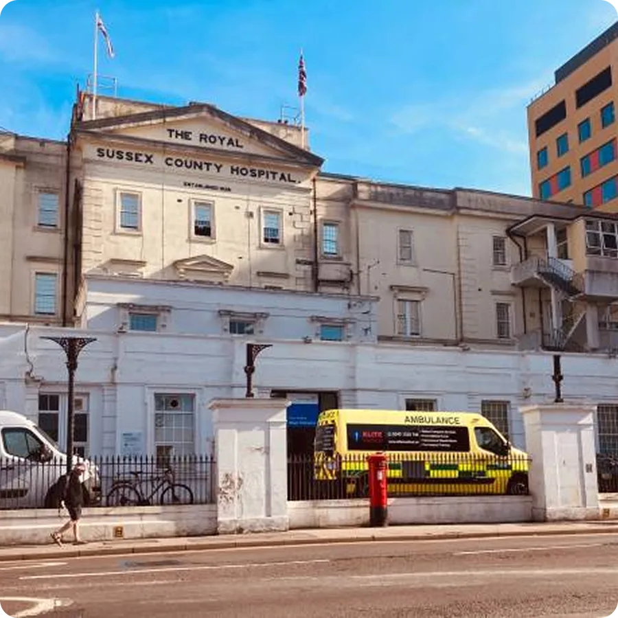 University Hospitals Sussex NHS Foundation Trust building